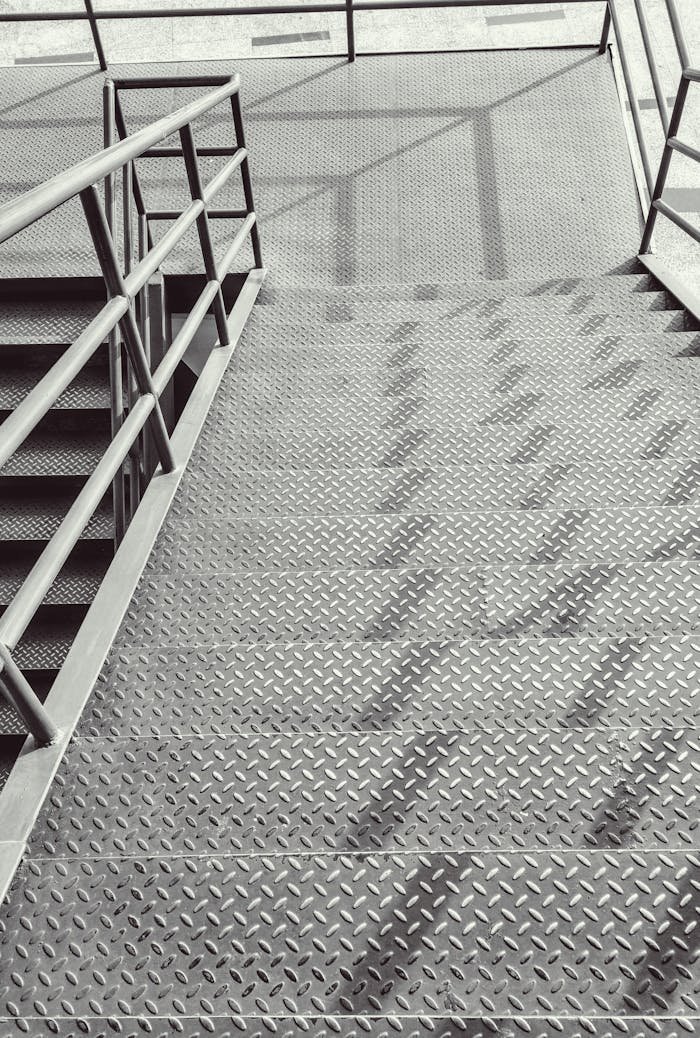 Black Metal Staircase