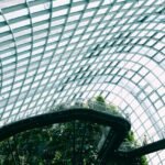 Steel Ceiling With Glass